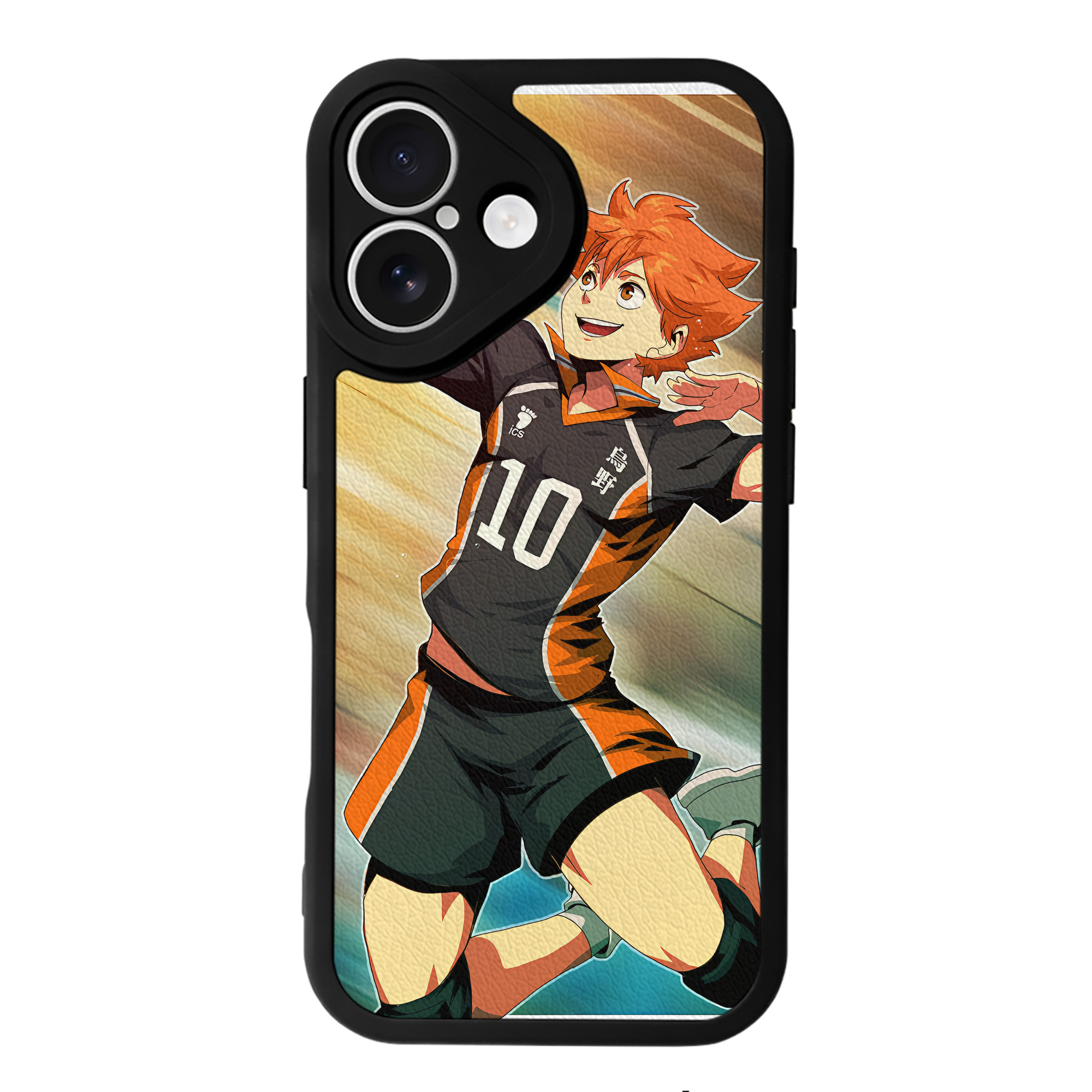（画像用） ハイキュー!! Haikyu!! 【iPhone 16シリーズ対応】シリコンスマホケース（レザー調） 材質：シリコン